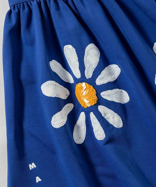 MARNI（マルニ）Kids & Junior ブランドロゴフラワーフレアスカート