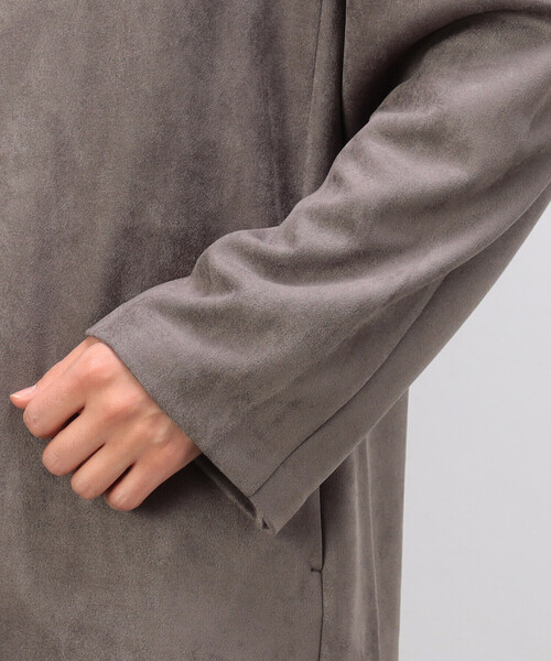COMME CA ISM(コムサイズム)の「フェイクスエード ロング カーディガン(カーディガン/ボレロ・メンズ・モカ/ブラック・MEDIUM/LARGE)」の12枚目の写真