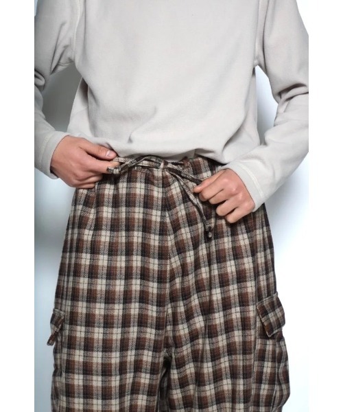 Badhiya(バディ―ヤ)の「BDU PANTS - wool(カーゴパンツ・メンズ・ベージュ・FREE)」の10枚目の写真