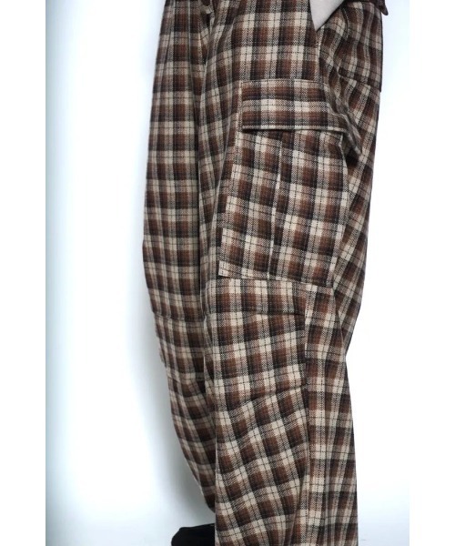 Badhiya(バディ―ヤ)の「BDU PANTS - wool(カーゴパンツ・メンズ・ベージュ・FREE)」の14枚目の写真