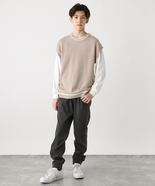 GLOBAL WORK(グローバルワーク)の「スゴラクカットデニムリブパンツ/976023(デニムパンツ・キッズ・ブラック/ライトブルー/ネイビー/ブルー・120cm/160cm/170cm/130cm/150cm/140cm)」の11枚目の写真