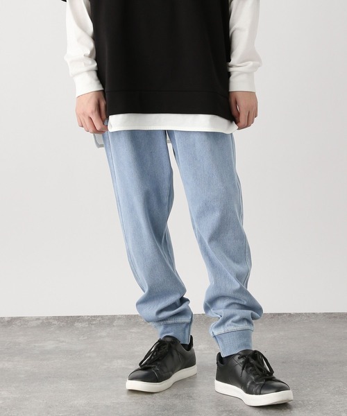 GLOBAL WORK(グローバルワーク)の「スゴラクカットデニムリブパンツ/976023(デニムパンツ・キッズ・ブラック/ライトブルー/ネイビー/ブルー・120cm/160cm/170cm/130cm/150cm/140cm)」の17枚目の写真