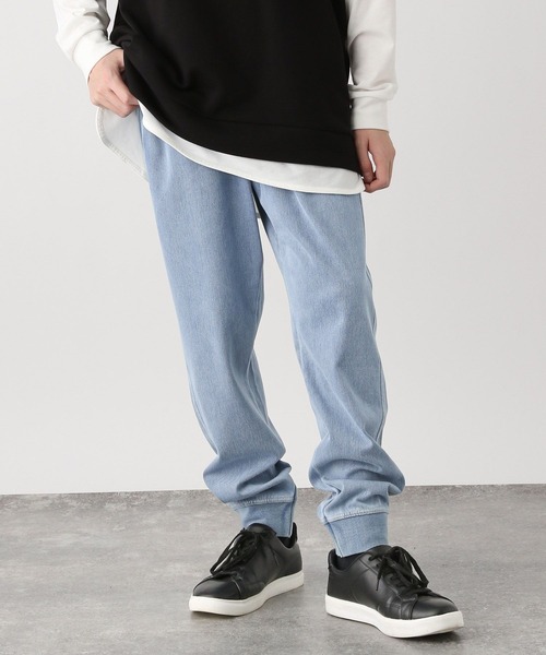 GLOBAL WORK(グローバルワーク)の「スゴラクカットデニムリブパンツ/976023(デニムパンツ・キッズ・ブラック/ライトブルー/ネイビー/ブルー・120cm/160cm/170cm/130cm/150cm/140cm)」の18枚目の写真