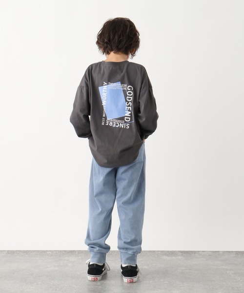 GLOBAL WORK(グローバルワーク)の「スゴラクカットデニムリブパンツ/976023(デニムパンツ・キッズ・ブラック/ライトブルー/ネイビー/ブルー・120cm/160cm/170cm/130cm/150cm/140cm)」の21枚目の写真