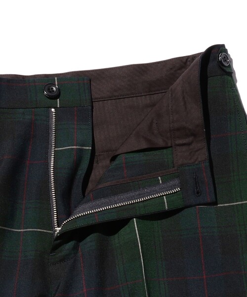 BEAMS PLUS(ビームスプラス)の「BEAMS PLUS / IVY Trousers Wide TW Plaid(その他パンツ・メンズ・グリーン・M/L/S/XL)」の10枚目の写真