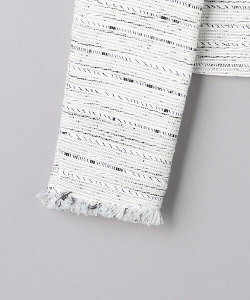 UNITED ARROWS（ユナイテッドアローズ）の「ファンシーツイード ノーカラー ジャケット（その他アウター・レディース・その他1・34/36/40/38）」の10枚目の写真