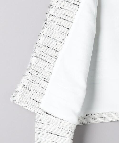 UNITED ARROWS（ユナイテッドアローズ）の「ファンシーツイード ノーカラー ジャケット（その他アウター・レディース・その他1・34/36/40/38）」の13枚目の写真