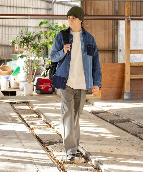 niko and...（ニコアンド）の「ビンテージウォッシュチノパンツ（チノパンツ・メンズ・カーキ/ブラック/ベージュ・MEDIUM/LARGE）」の7枚目の写真