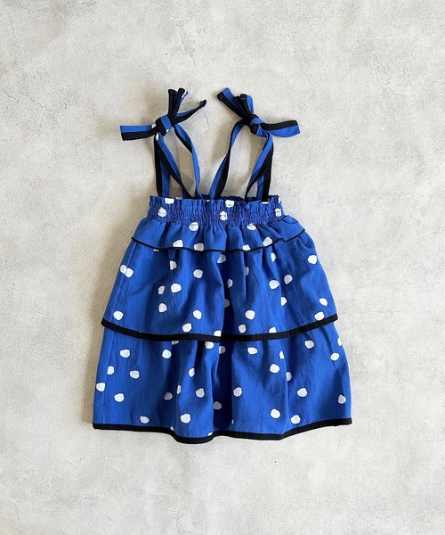 HOGAN RANCH WEAR（ホーガンランチウエア）の「2WAYティアードスカート（kids/XS～L）（スカート・キッズ・イエロー/ブルー・L/M/S/XS）」の2枚目の写真