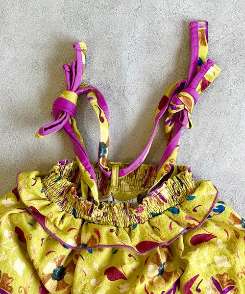 HOGAN RANCH WEAR（ホーガンランチウエア）の「2WAYティアードスカート（kids/XS～L）（スカート・キッズ・イエロー/ブルー・L/M/S/XS）」の4枚目の写真