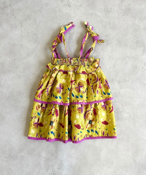 HOGAN RANCH WEAR（ホーガンランチウエア）の「2WAYティアードスカート（kids/XS～L）（スカート・キッズ・イエロー/ブルー・L/M/S/XS）」の3枚目の写真