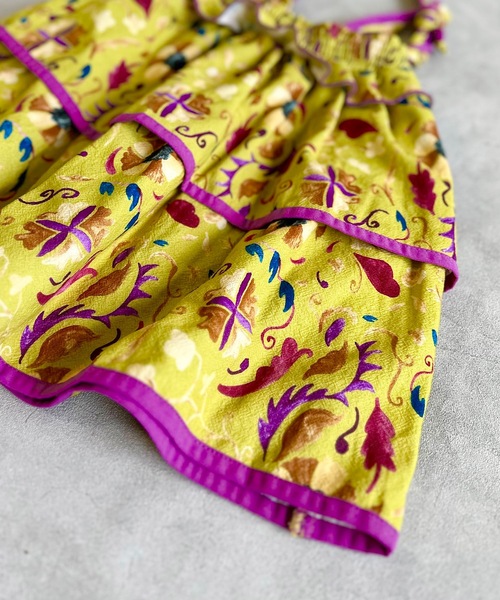 HOGAN RANCH WEAR（ホーガンランチウエア）の「2WAYティアードスカート（kids/XS～L）（スカート・キッズ・イエロー/ブルー・L/M/S/XS）」の6枚目の写真