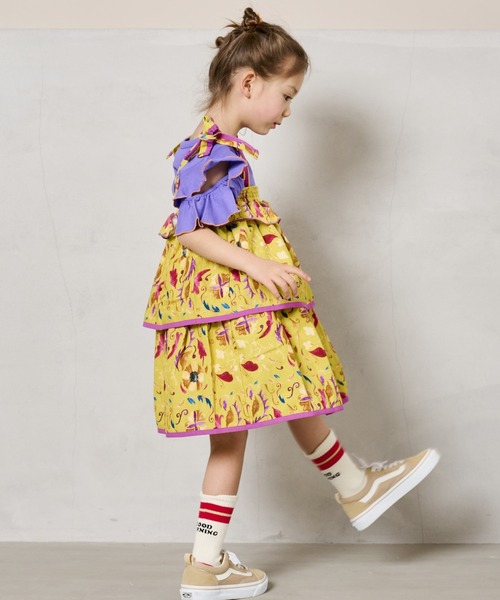 HOGAN RANCH WEAR（ホーガンランチウエア）の「2WAYティアードスカート（kids/XS～L）（スカート・キッズ・イエロー/ブルー・L/M/S/XS）」の10枚目の写真