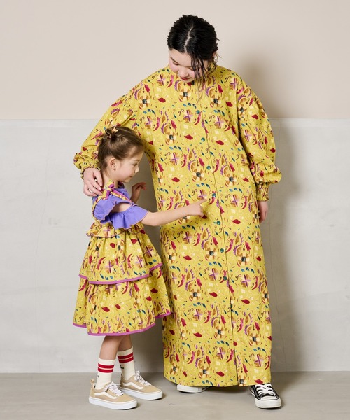 HOGAN RANCH WEAR（ホーガンランチウエア）の「2WAYティアードスカート（kids/XS～L）（スカート・キッズ・イエロー/ブルー・L/M/S/XS）」の14枚目の写真