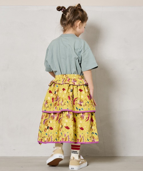 HOGAN RANCH WEAR（ホーガンランチウエア）の「2WAYティアードスカート（kids/XS～L）（スカート・キッズ・イエロー/ブルー・L/M/S/XS）」の12枚目の写真