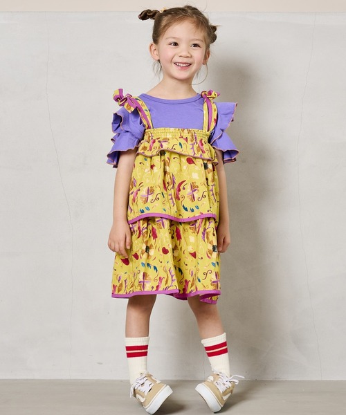 HOGAN RANCH WEAR（ホーガンランチウエア）の「2WAYティアードスカート（kids/XS～L）（スカート・キッズ・イエロー/ブルー・L/M/S/XS）」の16枚目の写真