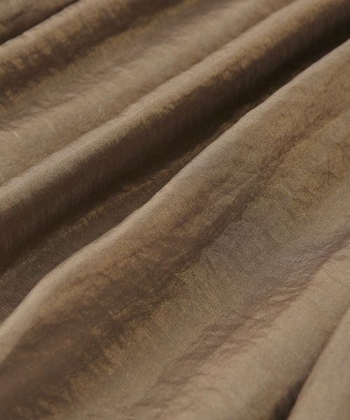 RIVE DROITE（リヴドロワ）の「手洗い可能/シアーグロッシースカート（スカート・レディース・カーキ/モカ/ベージュ・FREE）」の10枚目の写真