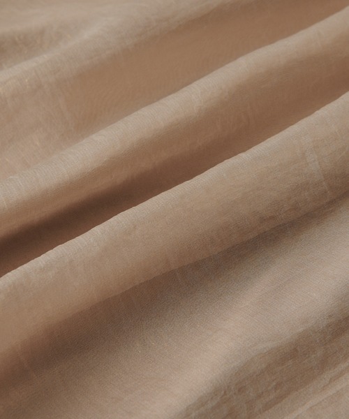 RIVE DROITE（リヴドロワ）の「手洗い可能/シアーグロッシースカート（スカート・レディース・カーキ/モカ/ベージュ・FREE）」の18枚目の写真