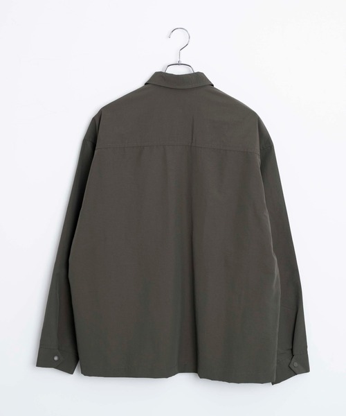 WEGO(ウィゴー)の「WEGO/ナイロンメッシュポケットシャツ(シャツ/ブラウス・メンズ・ブラック/カーキ・MEDIUM/LARGE)」の7枚目の写真