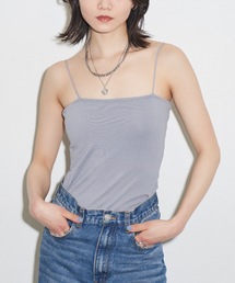 カップ付細ストラップキャミ