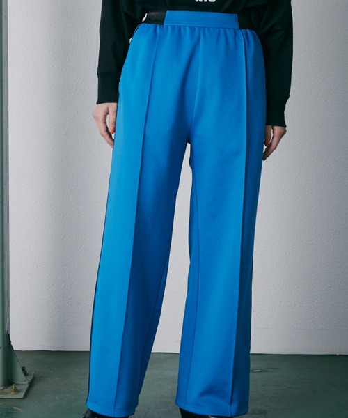 ROSE BUD（ローズバッド）の「サイドラインパンツ（その他パンツ・レディース・ブラウン/ブルー/ネイビー/パープル/レッド/ボルドー・FREE）」の11枚目の写真