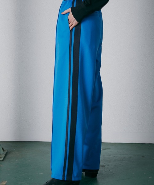 ROSE BUD（ローズバッド）の「サイドラインパンツ（その他パンツ・レディース・ブラウン/ブルー/ネイビー/パープル/レッド/ボルドー・FREE）」の12枚目の写真