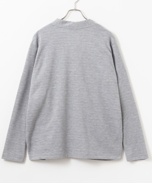 NAVY(ネイビー)の「NAVY ダブルフェイスカーディガン(カーディガン/ボレロ・メンズ・チャコールグレー/ネイビー/ライトグレー・S/M/L/XL)」の4枚目の写真