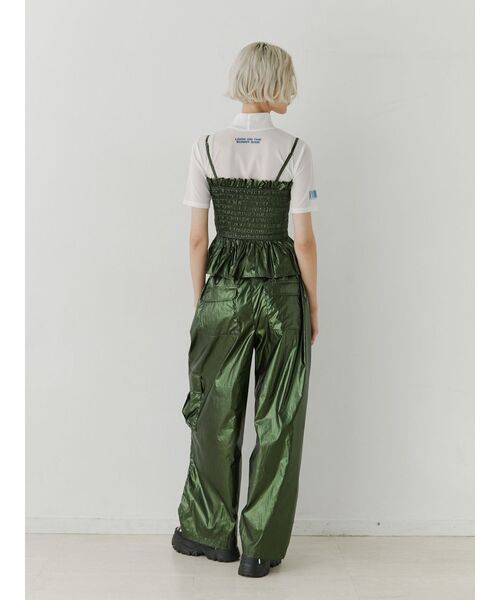メタリックワークパンツ　jouetie セール】メタリックワークパンツ【セットアップ対応】（カーゴ