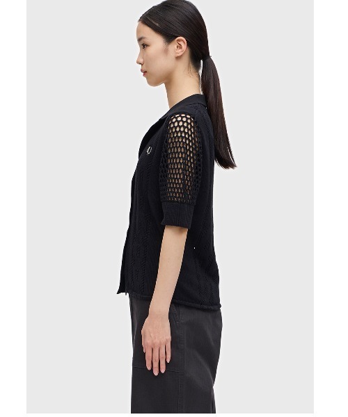 FRED PERRY（フレッドペリー）の「Open-Knit Button-Through
