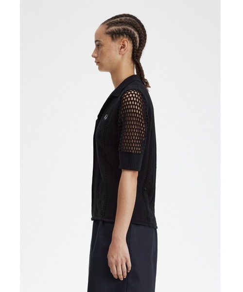FRED PERRY（フレッドペリー）の「Open-Knit Button-Through