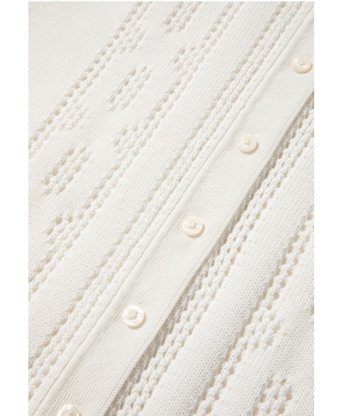 FRED PERRY（フレッドペリー）の「Open-Knit Button-Through Shirt