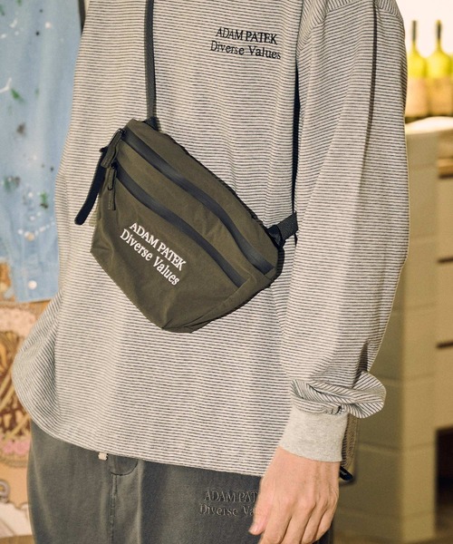 ADAM PATEK（アダムパテック）の「ADAMPATEK/nylon mini shoulder bag/ナイロンミニショルダーバッグ(AP2419010)（ショルダーバッグ・レディース・カーキ/ブラック・FREE）」の11枚目の写真