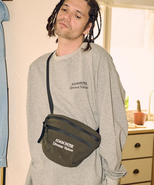 ADAM PATEK（アダムパテック）の「ADAMPATEK/nylon mini shoulder bag/ナイロンミニショルダーバッグ(AP2419010)（ショルダーバッグ・レディース・カーキ/ブラック・FREE）」の12枚目の写真
