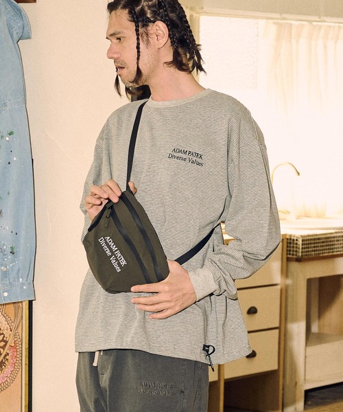 ADAM PATEK（アダムパテック）の「ADAMPATEK/nylon mini shoulder bag/ナイロンミニショルダーバッグ(AP2419010)（ショルダーバッグ・レディース・カーキ/ブラック・FREE）」の13枚目の写真