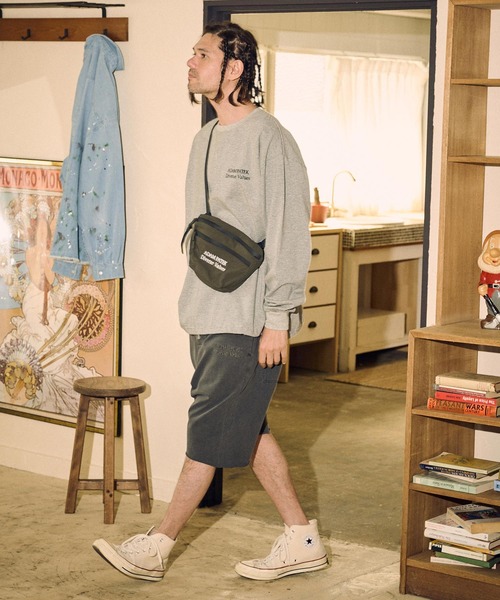 ADAM PATEK（アダムパテック）の「ADAMPATEK/nylon mini shoulder bag/ナイロンミニショルダーバッグ(AP2419010)（ショルダーバッグ・レディース・カーキ/ブラック・FREE）」の14枚目の写真
