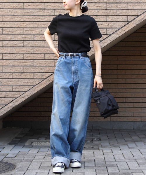 THE SHINZONE（ザ　シンゾーン）の「THE SHINZONE/シンゾーン　コンパクトリブTEE　COMPACT RIB TEE　24MMSCU06（Tシャツ/カットソー・レディース・ホワイト/ブラック/グレー・FREE）」の17枚目の写真