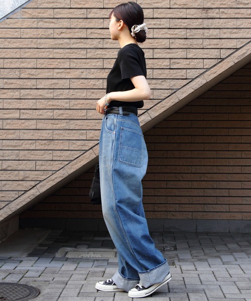 THE SHINZONE（ザ　シンゾーン）の「THE SHINZONE/シンゾーン　コンパクトリブTEE　COMPACT RIB TEE　24MMSCU06（Tシャツ/カットソー・レディース・ホワイト/ブラック/グレー・FREE）」の18枚目の写真