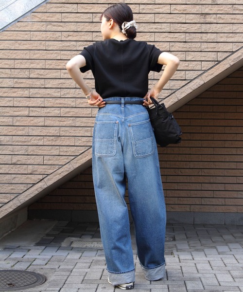 THE SHINZONE（ザ　シンゾーン）の「THE SHINZONE/シンゾーン　コンパクトリブTEE　COMPACT RIB TEE　24MMSCU06（Tシャツ/カットソー・レディース・ホワイト/ブラック/グレー・FREE）」の20枚目の写真