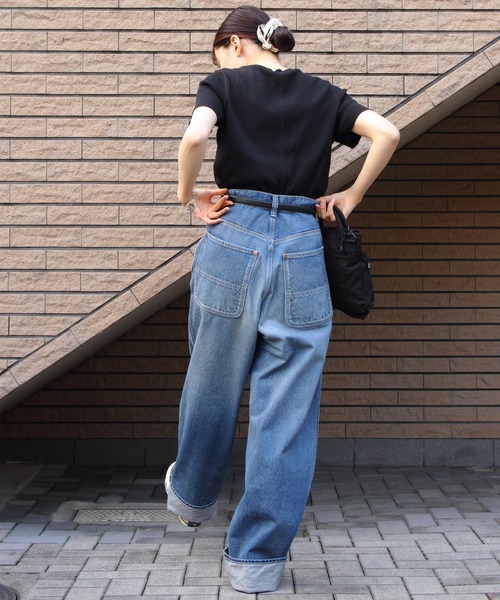 THE SHINZONE（ザ　シンゾーン）の「THE SHINZONE/シンゾーン　コンパクトリブTEE　COMPACT RIB TEE　24MMSCU06（Tシャツ/カットソー・レディース・ホワイト/ブラック/グレー・FREE）」の9枚目の写真