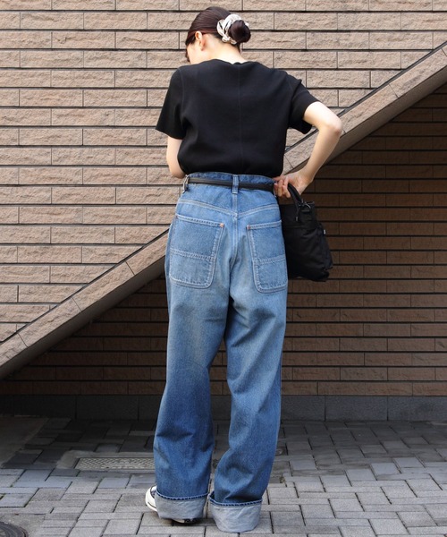 THE SHINZONE（ザ　シンゾーン）の「THE SHINZONE/シンゾーン　コンパクトリブTEE　COMPACT RIB TEE　24MMSCU06（Tシャツ/カットソー・レディース・ホワイト/ブラック/グレー・FREE）」の10枚目の写真