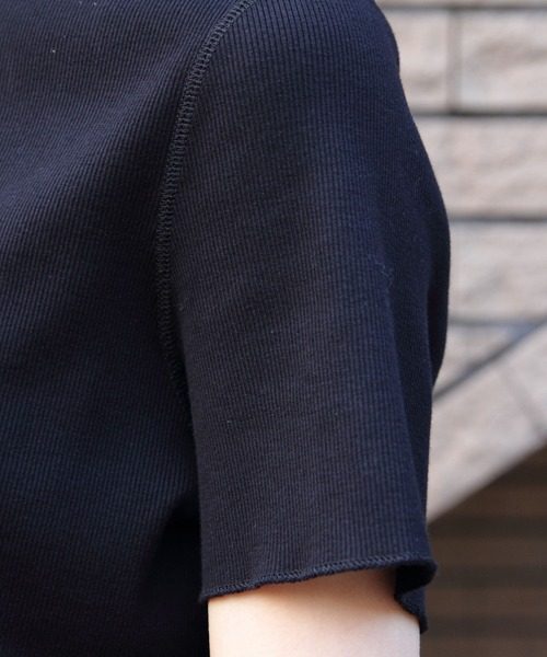 THE SHINZONE（ザ　シンゾーン）の「THE SHINZONE/シンゾーン　コンパクトリブTEE　COMPACT RIB TEE　24MMSCU06（Tシャツ/カットソー・レディース・ホワイト/ブラック/グレー・FREE）」の12枚目の写真