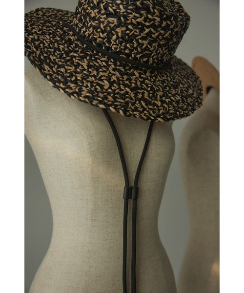 BLACK BY MOUSSY（ブラックバイマウジー）の「watermark pattern hat(ウォーターマークパターンハット)（ハット・レディース・ブラック系その他・FREE）」の13枚目の写真