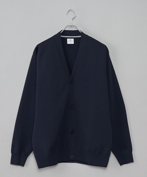 coen（コーエン）の「【RONEL】ハイゲージクリアVネックニットカーディガン（カーディガン/ボレロ・メンズ・ライトグレー/ブラック/ネイビー・S/M/L/XL）」の3枚目の写真