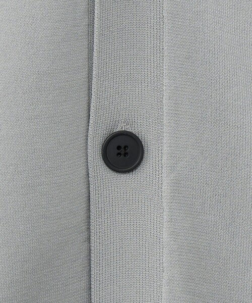 coen（コーエン）の「【RONEL】ハイゲージクリアVネックニットカーディガン（カーディガン/ボレロ・メンズ・ライトグレー/ブラック/ネイビー・S/M/L/XL）」の15枚目の写真