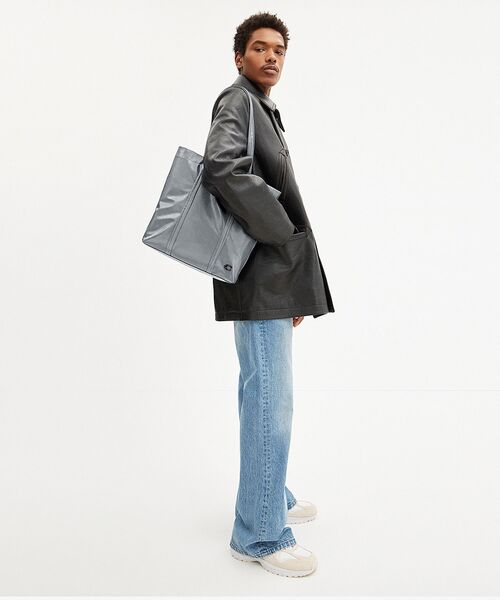 極美品✨COACHコーチ トートバッグ パテントレザー シルバー 大容量 COACH（コーチ）の「ホール トート 33（トートバッグ）」 - WEAR