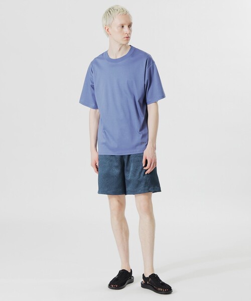 LOVELESS(ラブレス)の「シルケットスムースTシャツ(Tシャツ/カットソー・メンズ・サックスブルー/ブルー系その他4/ピンク系その他3/ダークベージュ・L/S/M)」の7枚目の写真