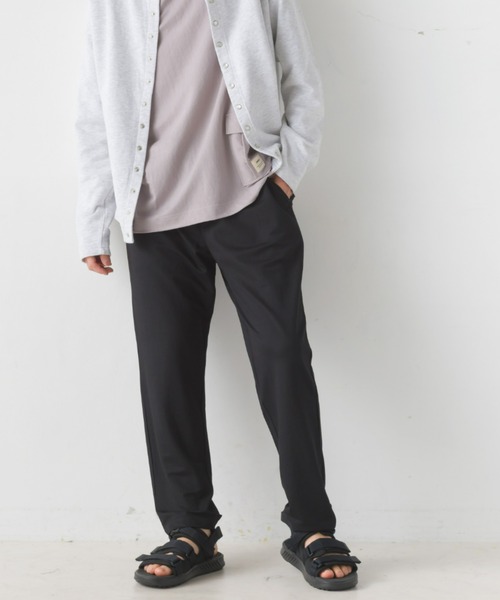 OMNES(オムネス)の「メンズ接触冷感レーヨンナイロンイージーパンツ(その他パンツ・メンズ・ネイビー/ブラック/グレー/キャメル・MEDIUM/LARGE)」の2枚目の写真