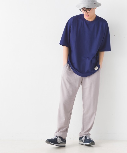 OMNES(オムネス)の「メンズ接触冷感レーヨンナイロンイージーパンツ(その他パンツ・メンズ・ネイビー/ブラック/グレー/キャメル・MEDIUM/LARGE)」の10枚目の写真
