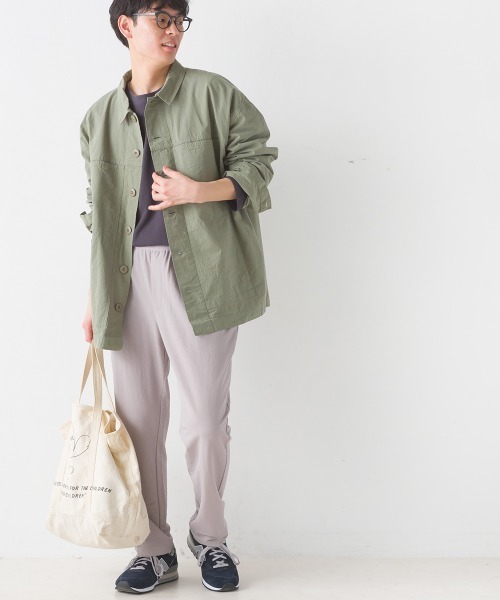 OMNES(オムネス)の「メンズ接触冷感レーヨンナイロンイージーパンツ(その他パンツ・メンズ・ネイビー/ブラック/グレー/キャメル・MEDIUM/LARGE)」の12枚目の写真