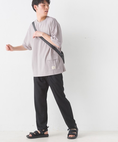 OMNES(オムネス)の「メンズ接触冷感レーヨンナイロンイージーパンツ(その他パンツ・メンズ・ネイビー/ブラック/グレー/キャメル・MEDIUM/LARGE)」の9枚目の写真
